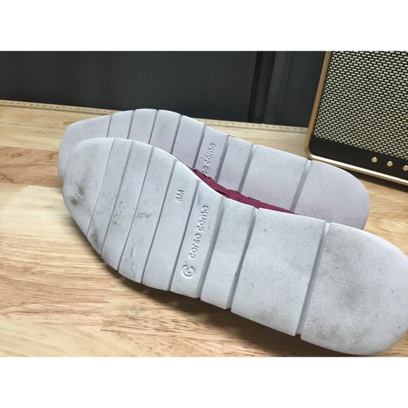 Corso Como Ballet Flats Women's 8M Magenta Woven Elastic Slip-On Classic Comfort - Picture 6 of 8